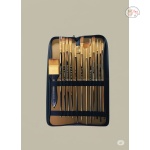 PAN ART Synergy XT Brush Set – 13 Brushes with Zipper Case