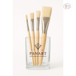 Panart Professional Short Flat Interlocked Brush Set – 6 pcs - Image 3