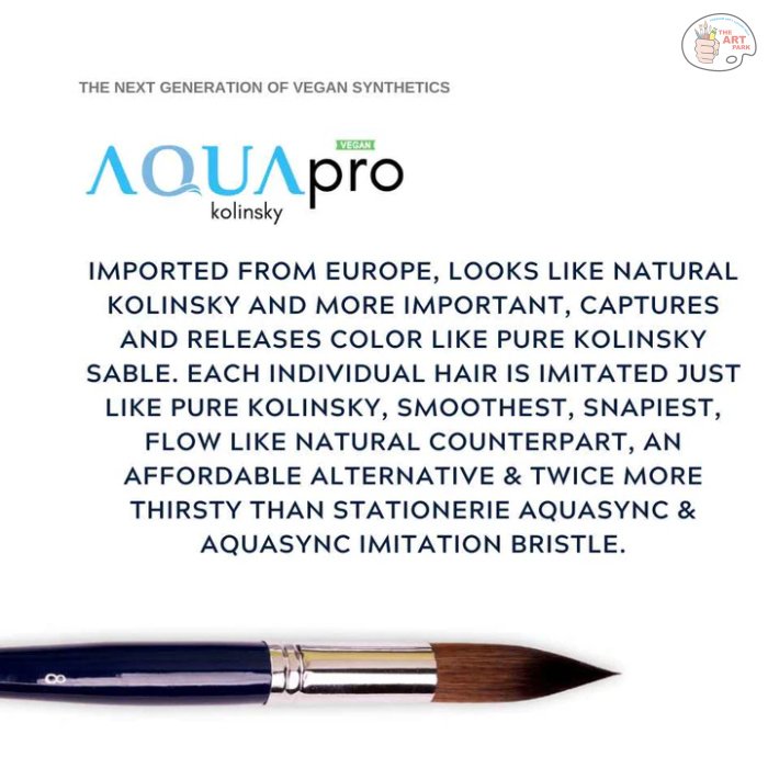 Stationerie Aquapro Kolinsky Vegan Mops Set Of 4 - Image 3