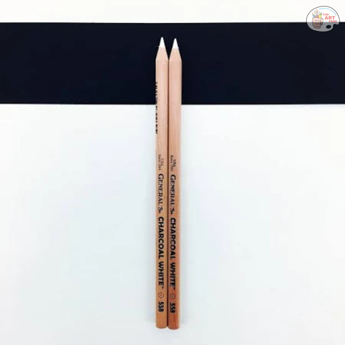 GENERAL'S CHARCOAL PENCIL 558 WHITE - Image 1