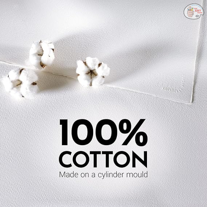 ARCHES WATERCOLOR PAPER - 640gsm 300lb - NATURAL WHITE COLD PRESSED - 105 X 75 cm - 4 DECKLE EDGES - 5 SHEETS - Image 4