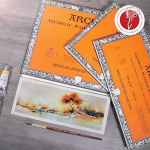 Arches Watercolour Paper Blocks | Rough Natural White | for Watercolor, Acrylic Painting, Gouache and Poster Color Painting | 300 GSM, 20 x 26 cm- 20 Sheets - Image 3