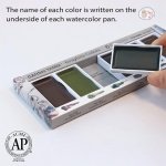 KURETAKE GANSAI TAMBI WATERCOLOUR GRAPHITE SET OF 6 MADE IN JAPAN - Image 3