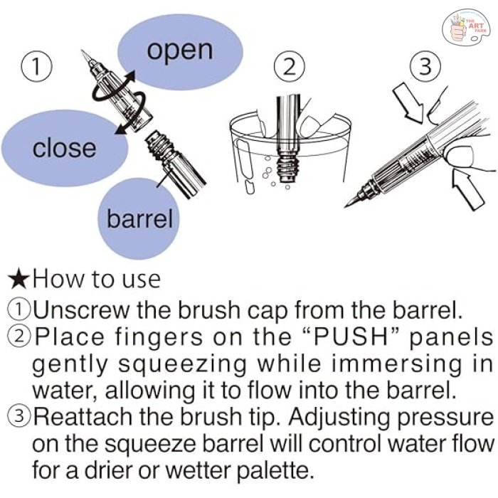 kuretake gansai TAMBI PORTABLE watercolor PALETTE SET OF 14 COLOUR - Image 6