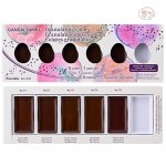 KURETAKE GANSAI TAMBI WATERCOLOURS GRANULATING COLOURS SET OF 6 MADE IN JAPAN
