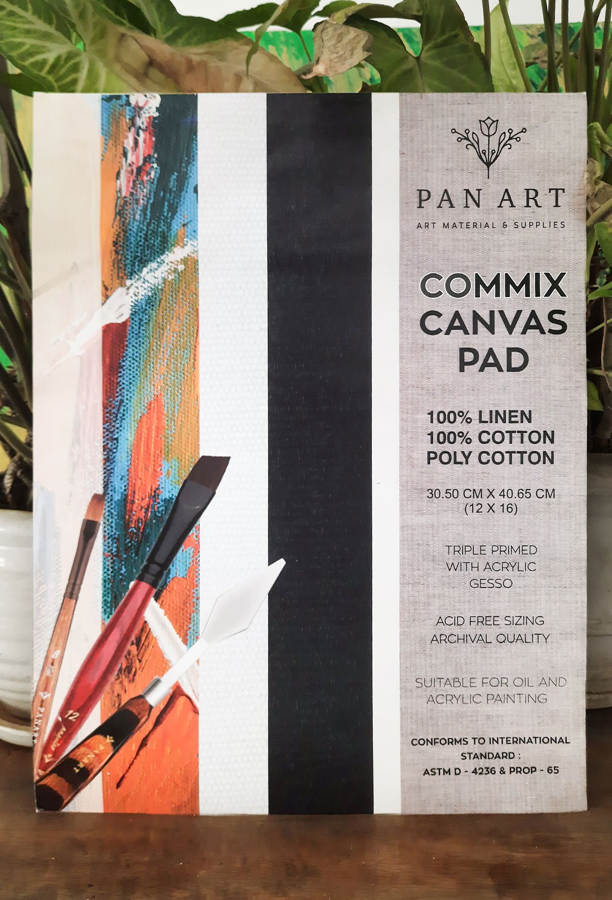 ComminxCanvasPadCover PANART Commix Canvas Pad 16X20IN (40.65X50.8CM) 10SHEETS - Image 1