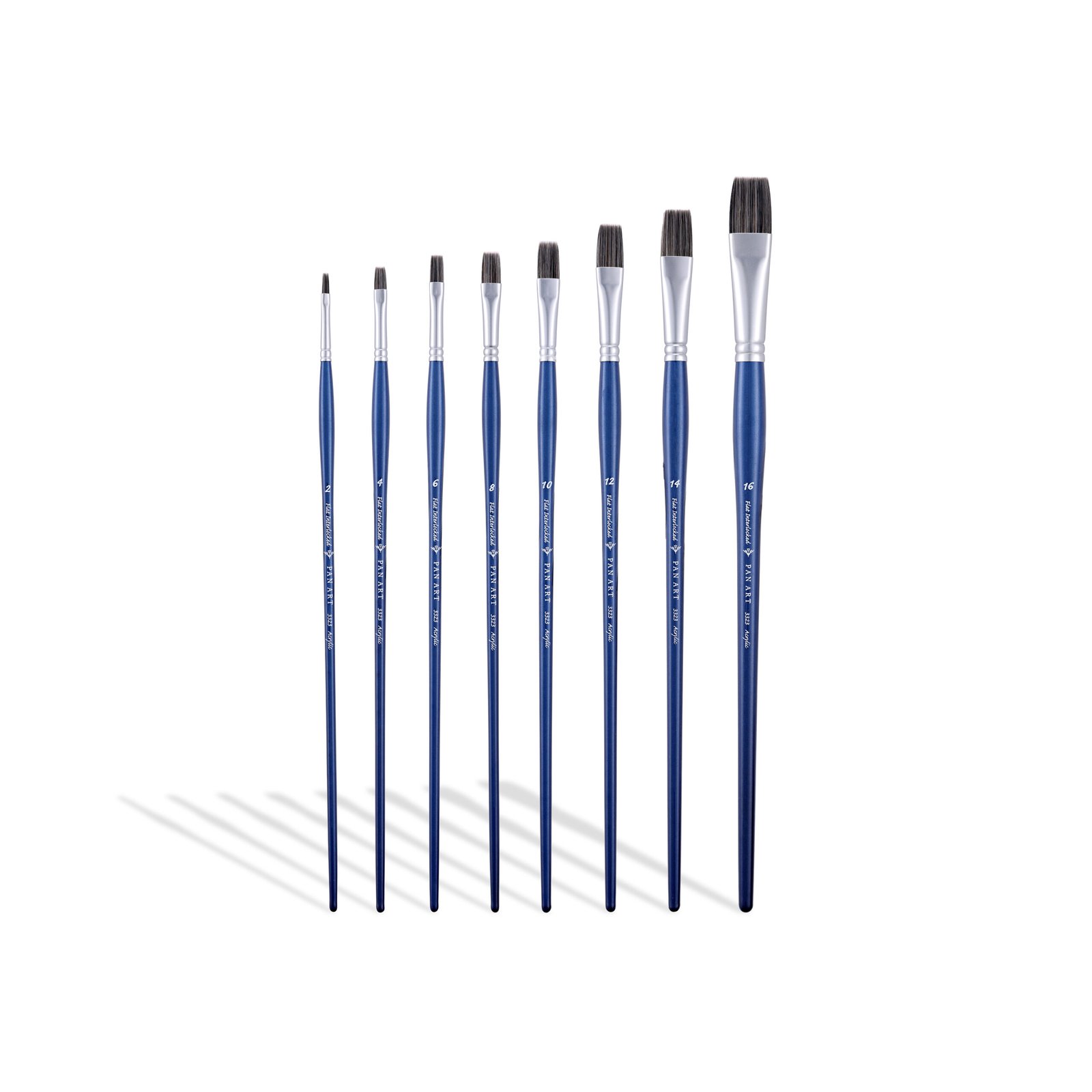 FlatInterlockedBrushesCategory2-scaled PANART 3323 ACRYLIC ACE FLAT BRUSHES - Image 1