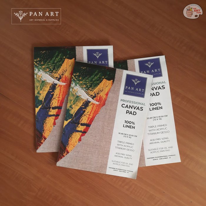 PANART Professional Canvas Pad 12X16IN (30.5X40.65CM)10SHEETS - Image 3