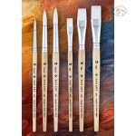 PANART 612 STUDIO WHITE FLAT BRUSHES