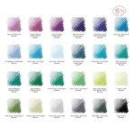 CONTE A PARIS Colour Carres Crayons - 48 Assorted Colours - Plastic box - Image 3