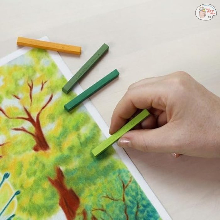 Conte a' Paris Colour Carres Crayons - Set of 24 - Plastic Box - Assorted - Image 2