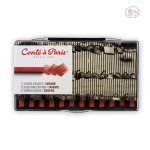 Conté à Paris Carre Sketching Set of 12 - Sanguine - Plastic box