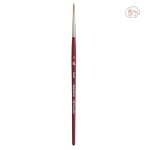 Princeton Velvetouch Short Handle Round Paintbrush | Synthetic Blend for Quality Performance | Ideal for Acrylics, Watercolours & Oil Paints | Maximum Colour Holding Capacity - Image 2