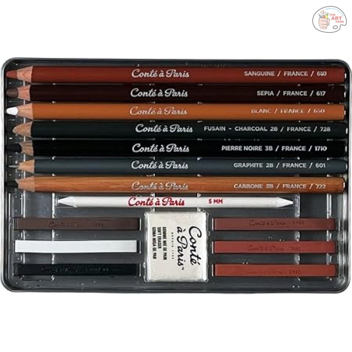 Conte A Paris Sketching Set of 15 / Drawing Set of 15 750410 - Image 3