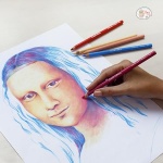 conte a paris pastel pencil x 6 PORTRAIT 50112 - Image 2