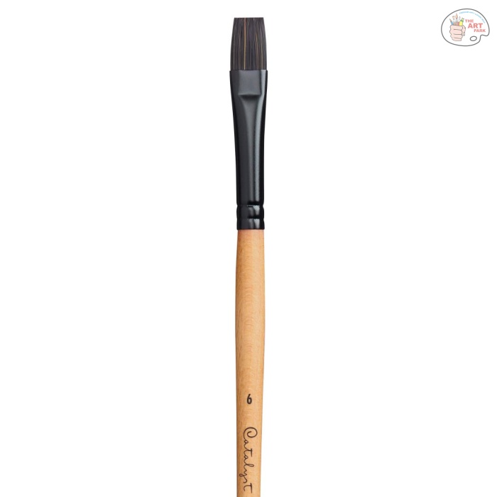 PRINCETON CATALYST  LONG HANDLE BRIGHT BRUSH FOR ACRYLIC/OIL - Image 2