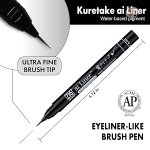 Zig Cartoonist ai Liner, Ultra fine Brush tip pen, Black COLOUR Ink Perfect for Delicate Expressions in Illustration, Manga, lettering, 1PSC MADE IN JAPAN - Image 3