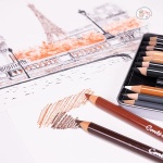 conte a paris THE STUDIO METAL 12 SKETCHING PENCILS SET 2186 - Image 3