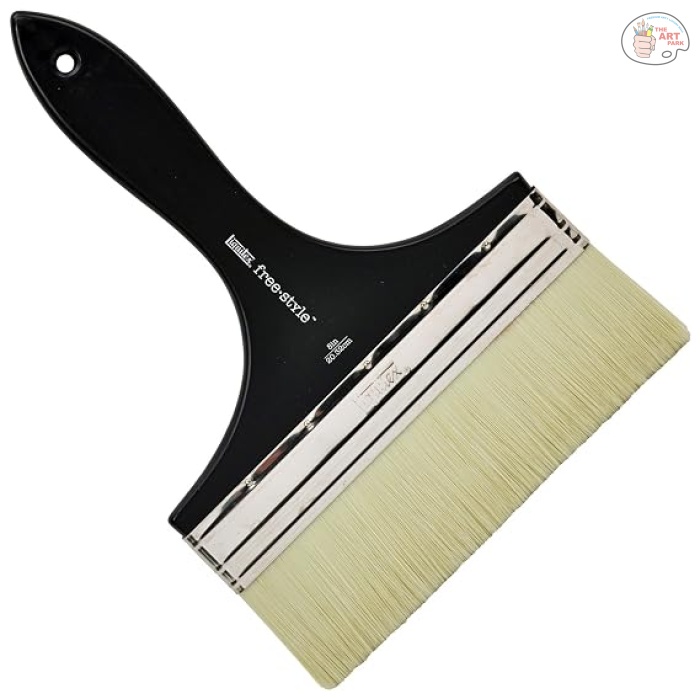 Liquitex Professional Freestyle Large Scale Brush, Broad Flat/Varnish 8-inch, Short Handle - Image 4
