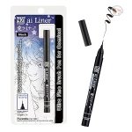 Zig Cartoonist ai Liner, Ultra fine Brush tip pen, Black COLOUR Ink Perfect for Delicate Expressions in Illustration, Manga, lettering, 1PSC MADE IN JAPAN