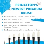 PRINCETON ASPEN SYNTHETIC LONG HANDLE BRUSHES | Precise Brush for Fine Detail | Maximum Colour Holding Capacity | Even & Consistent Flow - Image 14
