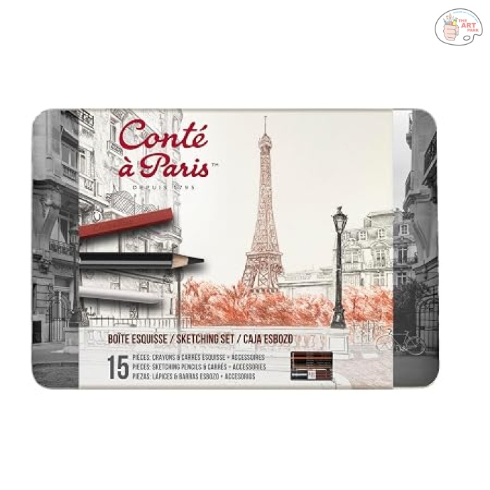 Conte A Paris Sketching Set of 15 / Drawing Set of 15 750410 - Image 5
