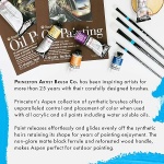 PRINCETON ASPEN SYNTHETIC LONG HANDLE BRUSHES | Precise Brush for Fine Detail | Maximum Colour Holding Capacity | Even & Consistent Flow - Image 16