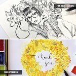 Zig Kuretake I AI Liner Ultra Fine Brush Tip Pen – Sepia Color | Water-Based Pigment Ink | Perfect for Delicate Expressions in Comic, Manga & Illustration Drawing Pen | Made in Japan - Image 7
