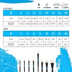 PRINCETON ASPEN SYNTHETIC LONG HANDLE BRUSHES | Precise Brush for Fine Detail | Maximum Colour Holding Capacity | Even & Consistent Flow - Image 15