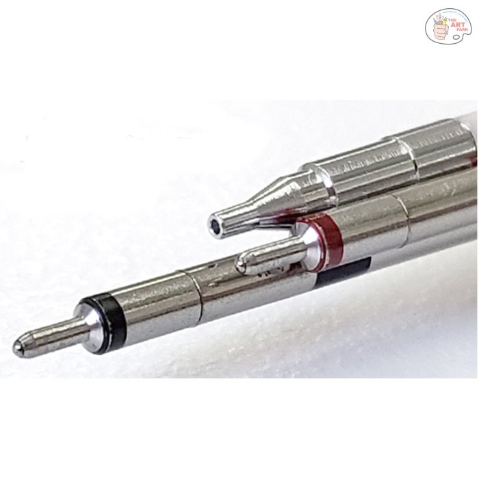 OHTO Silver MS02 Multi-Functional 3 in 1 Pen – Black & Red Ballpoint Ink & 0.5mm Mechanical Pencil, Durable Elegant BRASS Metal Body, Sleek Writing for Professionals, Students & Gift Use. Made in Japan - Image 4
