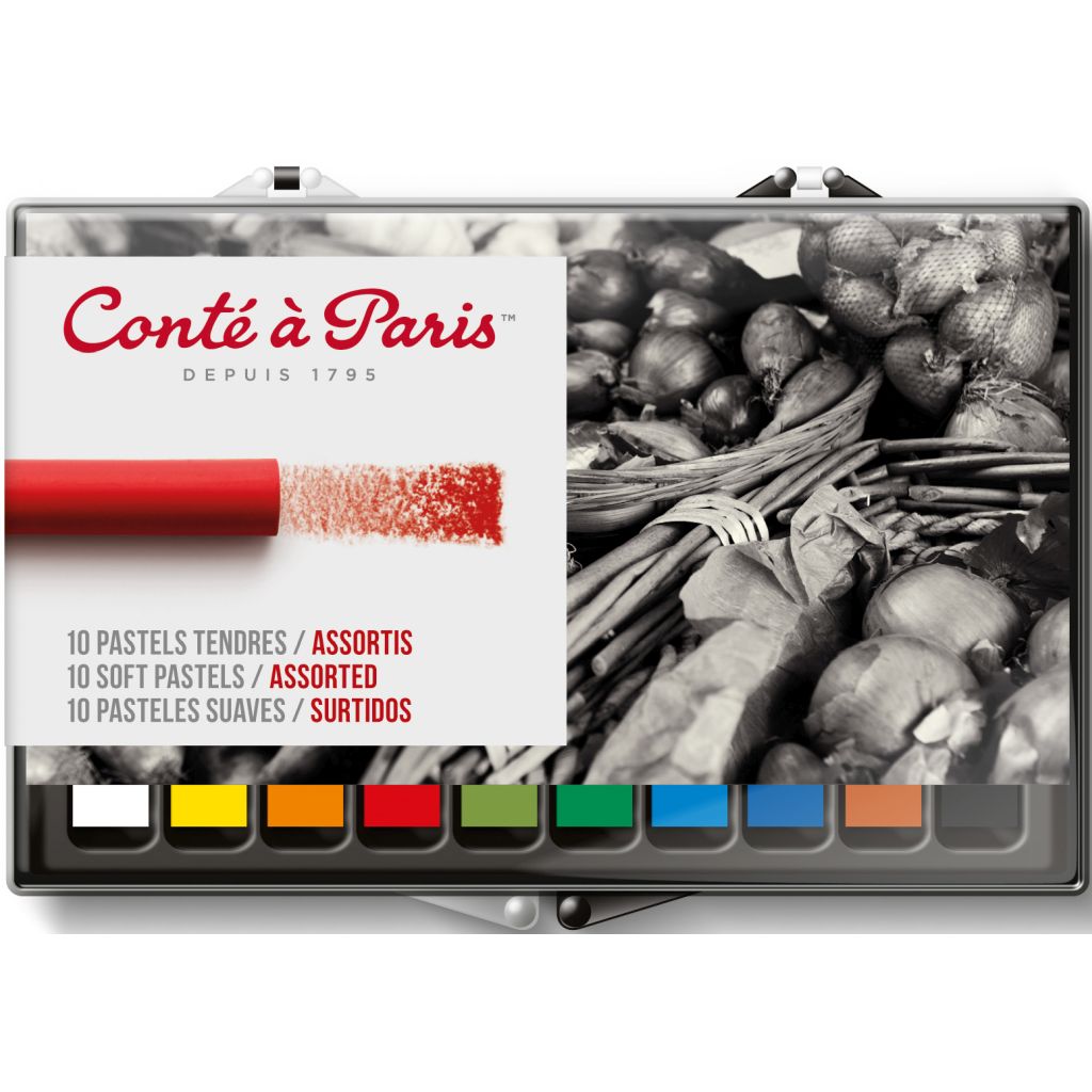 SET 10 CONTE A PARIS SOFT PASTELS SET OF 10,20,40,50 - Image 1