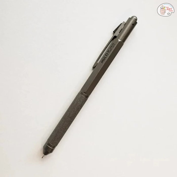 OHTO Multi 2+1 Multifunction Pen MF-20K3B Metallic Grey, SILVER, GUNMETAL - Image 5