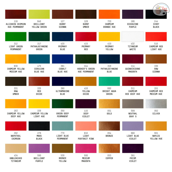 Liquitex Basics Acrylic Colours - Set of 48 x 22ml (887452050148) - Image 2