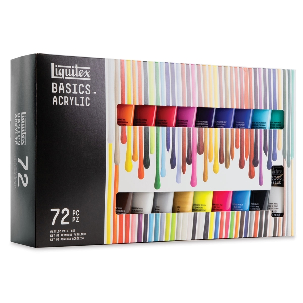 0034602_liquitex-basics-acrylic-colours-set-of-72-22ml_600 Lixuitex basiscs acrylic set 72 x 22ml 887452050209 - Image 1