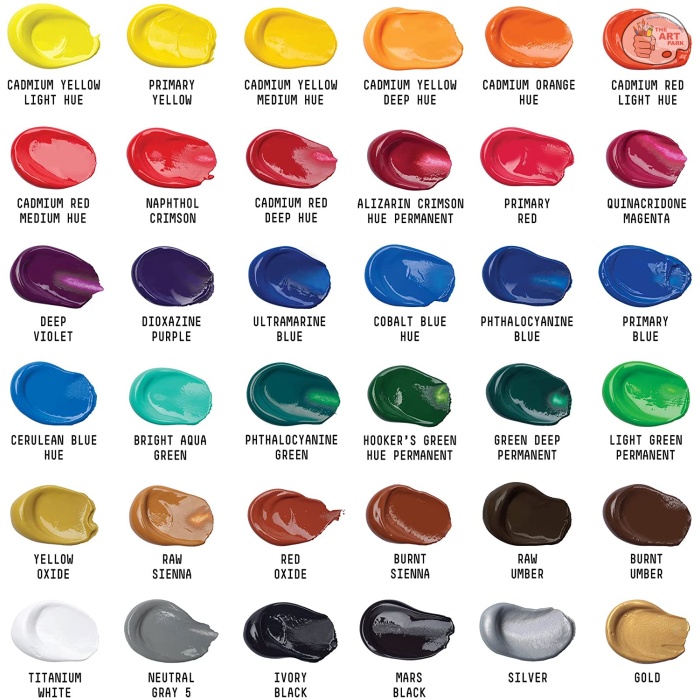 Liquitex Basics Acrylic Colour - Set of 36x22ml (887452050230) - Image 2