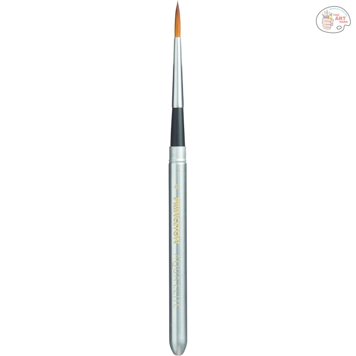 princeton elite synthetic SHORT HANDLE TRAVEL ROUND BRUSH, WATERCOLOUR BRUSHES - Image 2