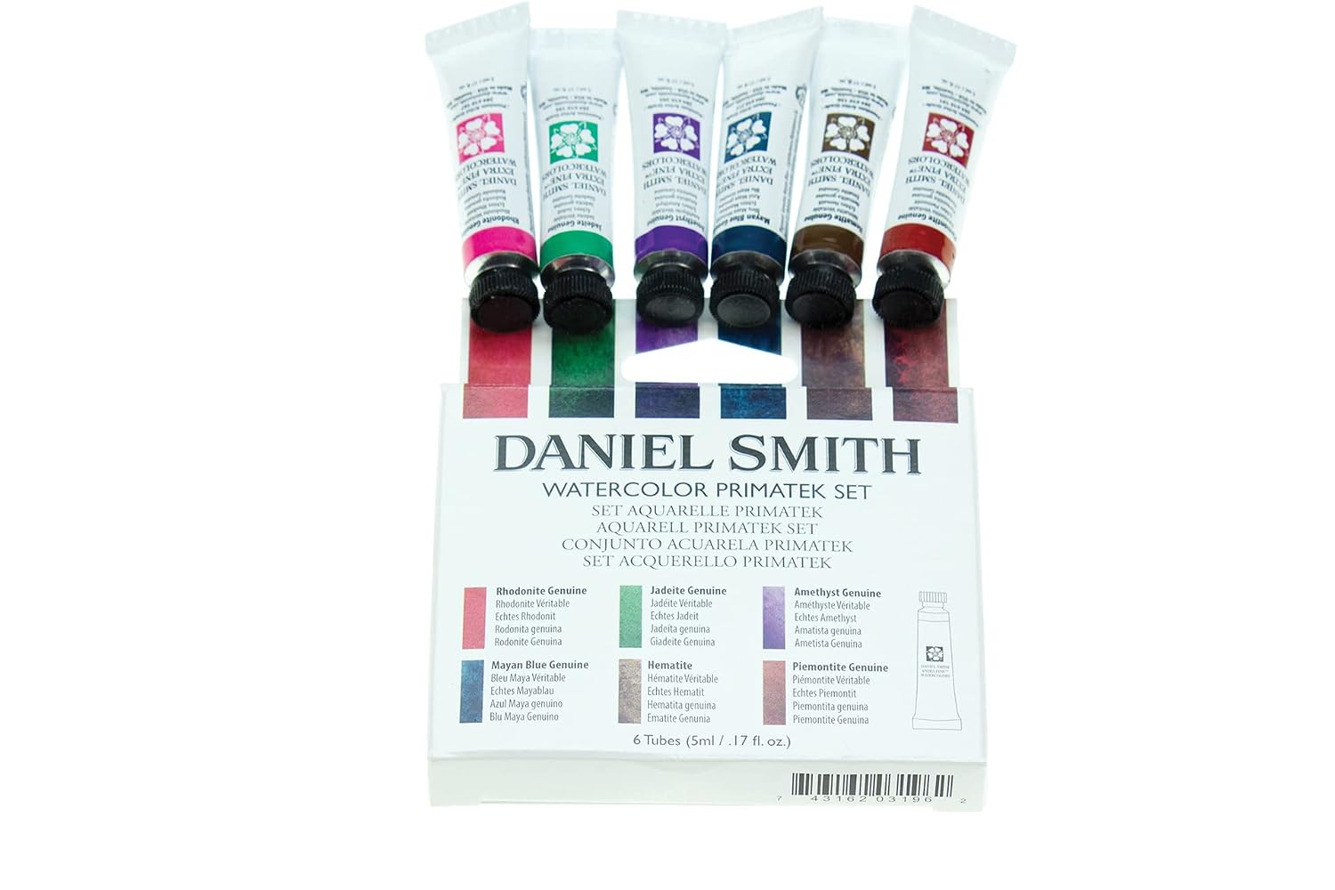 61eY1KUPAzL._SL1500_ Daniel Smith 285610006 Extra Fine Primatek Introductory Watercolor, 6 Tubes, 5ml - Image 1
