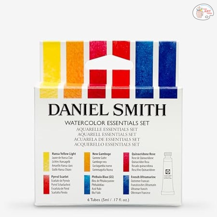 Daniel Smith 285610005 Extra Fine Essentials Introductory Watercolor, 6 Tubes, 5ml - Image 2