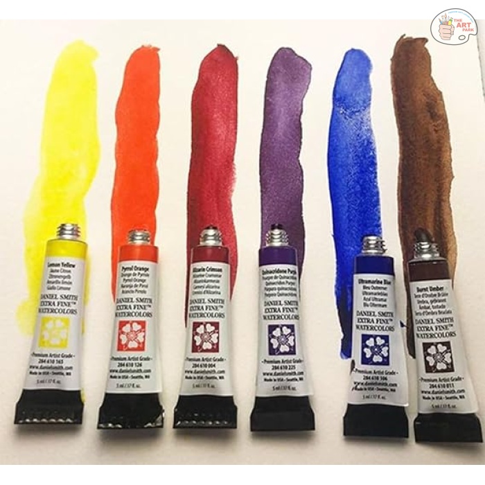 DANIEL SMITH Watercolor 6 Color Jansen Chow's Master Artist Set #1 (6 X 5ml Tubes) - Image 2