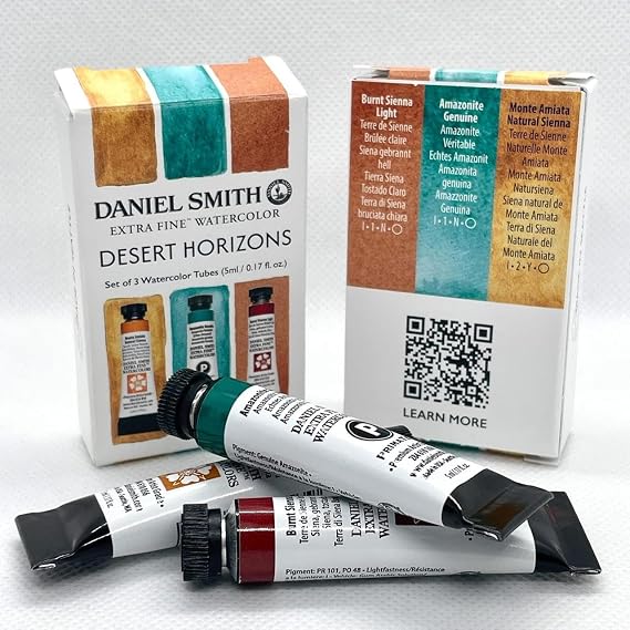 71x6+ZcY0qL._SX569_ Daniel Smith Watercolor Desert Horizons Set of 3 tubes - Image 1