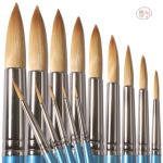Daler Rowney Aquafine Short Handle Round Brush - No.4 (AF85) - Image 2