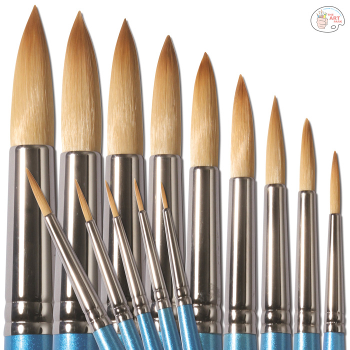 Daler Rowney Aquafine Short Handle Round Brush - No.4 (AF85) - Image 2