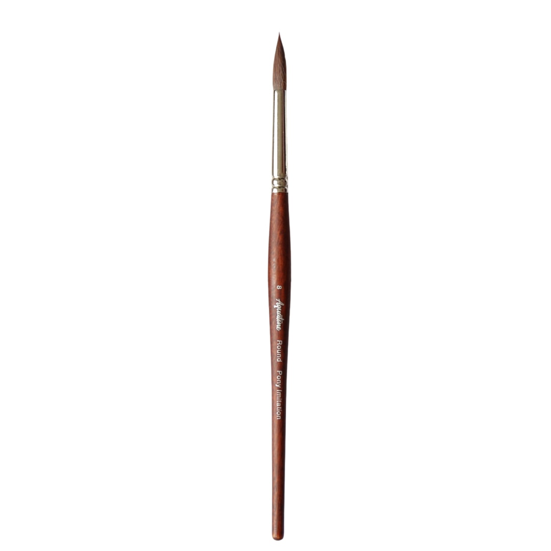 round-size-8 AQUATONE Watercolor Brushes – Pony Imitation Series 8 - Image 1