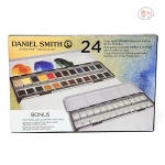 DANIEL SMITH WATERCOLOUR SET OF 24 HALF PANS