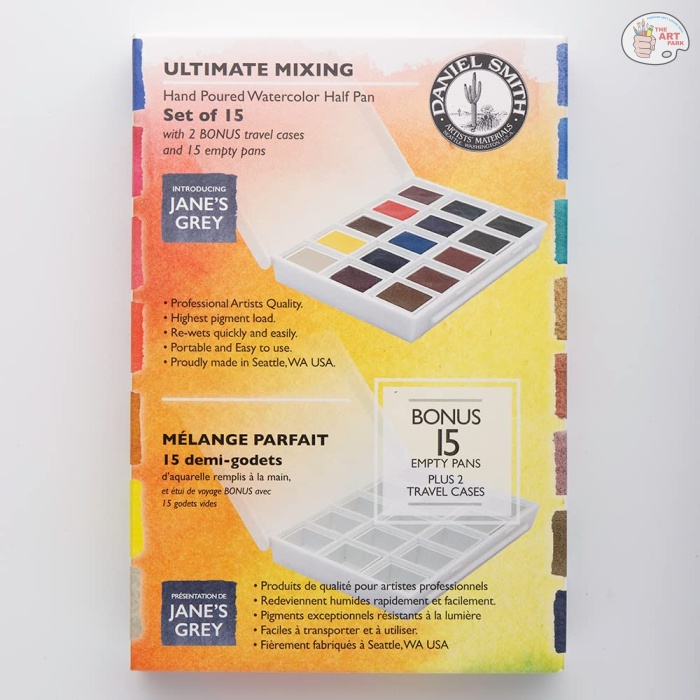 DANIEL SMITH WATERCOLOUR ULTIMATE MIXING HALF PANS - Image 4