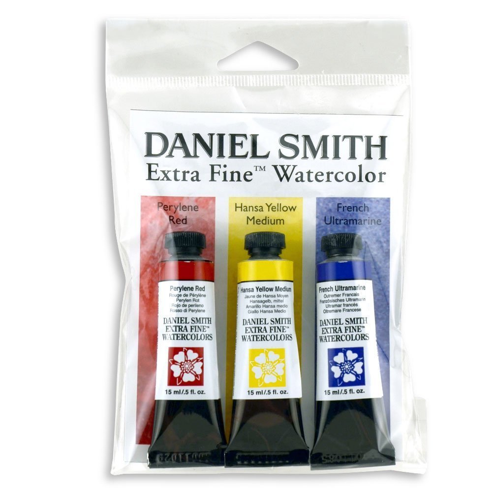 product_d_a_daniel_primary DANIEL SMITH WATERCOLOUR PRIMARY SET OF 3 15ML - Image 1