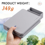 Fuumuui Portable Empty Watercolor Palette Set with 24 Half-Pans, Dual Buckets, Travel Brush, Carrying Bag & Paper Clip – Ideal for Outdoor and Studio Painting - Image 5