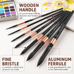 Fuumuui 7pcs Professional Watercolor Brushes - Image 5