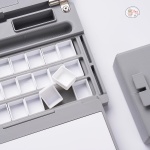 Fuumuui Portable Empty Watercolor Palette Set with 24 Half-Pans, Dual Buckets, Travel Brush, Carrying Bag & Paper Clip – Ideal for Outdoor and Studio Painting - Image 19