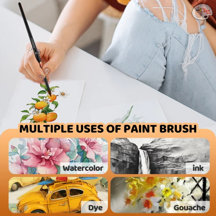 Fuumuui 7pcs Professional Watercolor Brushes - Image 2